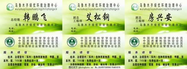 環境治理名片